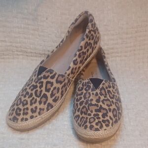Clarks Leopard Print Espadrilles